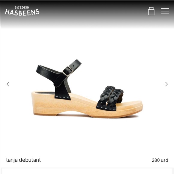 Swedish Hasbeens Tanja Debutant - Size 40 - Picture 1 of 5